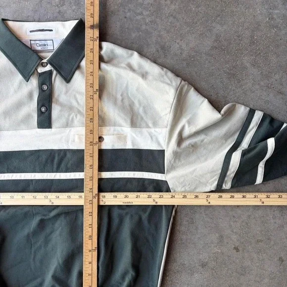 90s striped rugby jumper - Picture 4 of 4